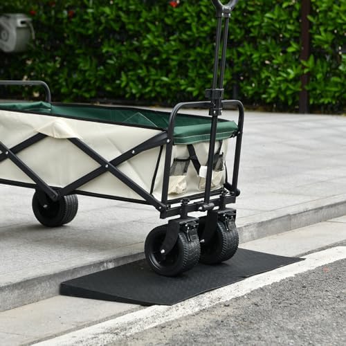 1.2" Rise Rubber Threshold Ramp for Doorways,Non-Slip Surface for Wheelchair Scooter Stroller,1500 LBS Capacity,Cuttable and Adjustable Size