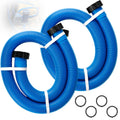 1.5" Pool Pump Hose for 29060E Intex Pumps, Saltwater Systems, and Sand Filters,59" Long Replacement Hoses fit for Intex & Coleman Above Ground Pools Parts (2 Pack)