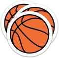 (3Pcs) Basketball Sticker Basketball Lover Basketball Accessories Basketball Gift Basketball Water Bottle Sticker Basketball Decals, Waterproof Vinyl Decal for Book Laptop Tumbler, Size 3 x 3 Inch