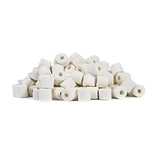 10 lb Aquarium Fitler Media Ceramic Rings, Bio Ceramic Filter Media for Pond Fish Tank Canister Filter