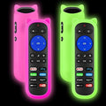 (Pack of 2) RC280 Remote Compatible with All Roku TV Remote wr Covers,for TCL Roku/Onn Roku/Hisense Roku/Element/Sharp/Haier/Hitachi/LG/Sanyo/JVC/Magnavox/RCA/Philips/Westinghouse Roku Series Smart TV