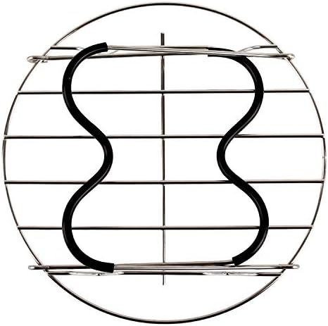 "Versatile Steamer Rack Trivet 304 Food Grade Stainless: Essential Instant Pot Accessory for Effortless Cooking - Perfect for Safely Handling Springform and Cheesecake Pans in 6 & 8 qt Models"