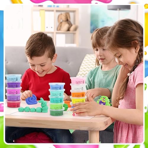 15 Pack Scented Butter Slime Set for Kids, Cloud Slime Fluffy Slime, Ice Cream Cake Kids Slime Pack, DIY Mini Slime Party Favors Toys for Toddler Boys Girls 3-12, Non Sticky Premade Butter Slime Bulk