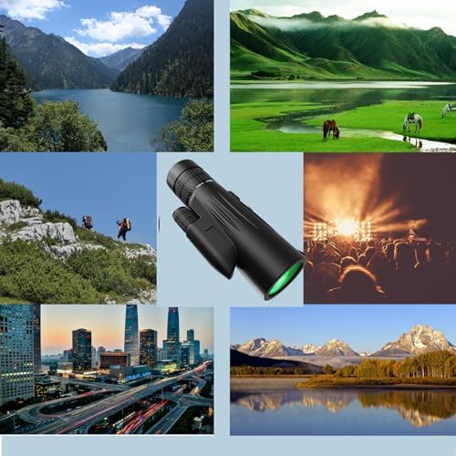 10-30 Zoom Monocular Telescope, Adult 10-30x42 Zoom Monocular, Compact Portable Monocular, Lightweight Handheld Pocket Telescope with Hand Strap, Zoom Monocular Telescope for Bird Watching