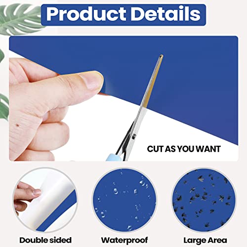100 Pcs Double Sided Sticky Traps for Flying Plant Insect Like White Flies Aphids 6 x 8 Inch Sticky Gnat Traps Killer Fruit Fly Traps for Indoor Outdoor Including Twist Ties, Blue