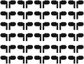 100 Packs Earbuds Bulk Classroom Headphones Wired in Ear Disposable Student Black Earphones Individually Wrapped for School Travel or Home Use