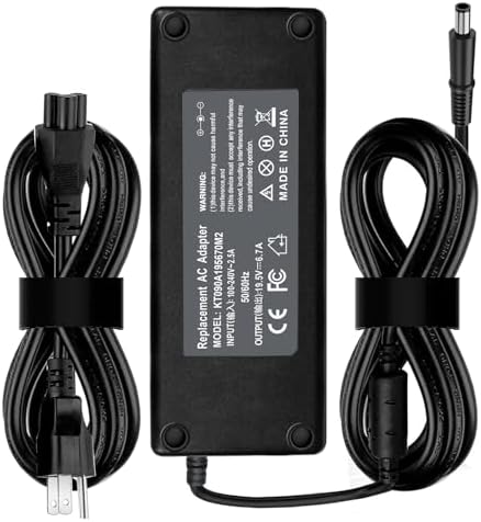 130W 19.5V 6.7A AC Adapter Charger for Dell in-spiron 15 7559, XPS 15 L502X, 17 L702X, G3, G5, LA130PM121, DA130PE1-00, JU012
