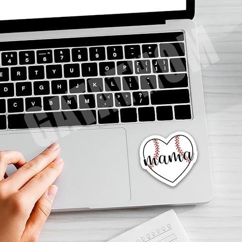 (3Pcs) Baseball Mama Sticker Baseball Mom Sticker Baseball Mom Accessories Baseball Stickers Baseball Decal, Waterproof Vinyl Decal for Books Laptops Phones Tumblers Water Bottles, 3 x 2.8 Inch