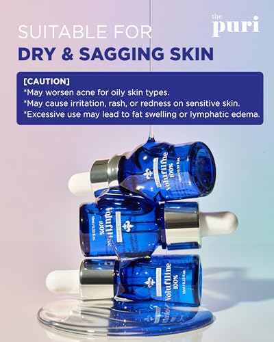 100% Volufiline Serum Skincare – Advanced Firming & Lifting Facial Ampoule from France Sederma, Intense Hydration & Skin Rejuvenation for Youthful, Perfect for Layering & DIY, 0.33 fl.oz (10ml) 3 Pack