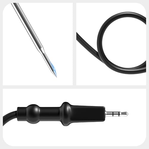 1-Pack Temp Meat Probe Replacement for Ninja OL701 Foodi 14-in-1 Smart XL 8 Qt, Smart Thermometer Probe for Ninja Indoor Pressure Cooker Steam Fryer Accessories