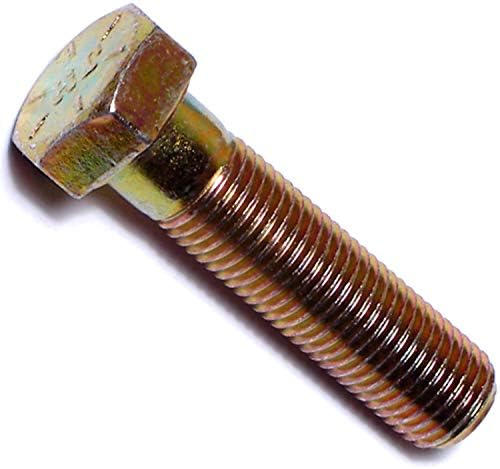 014973252595 Grade 8 Fine Hex Cap Screws, 3/8-24 x 1-1/2, Piece-5 , yellow