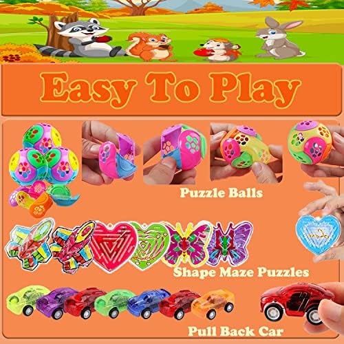 118 Pcs Party Favors for Kids, Pop Fidget Treasure Box Toys for Classroom, Prizes for Kids Classroom, Goodie Bag Stuffers, Pinata Stuffers Filler, Carnival Prizes Birthday Return Gifts for Kids 4-8-12