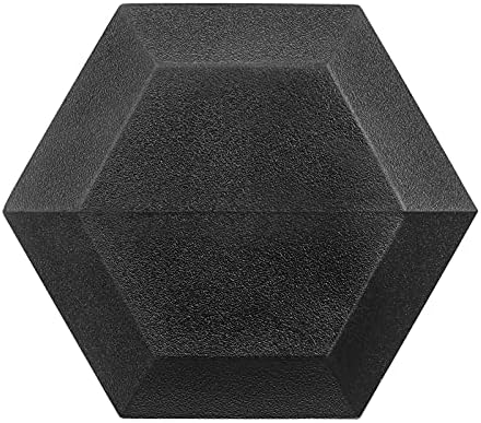 150 Pound Hex Dumbbell Set with Rubber Coated Dumbbells and Rack