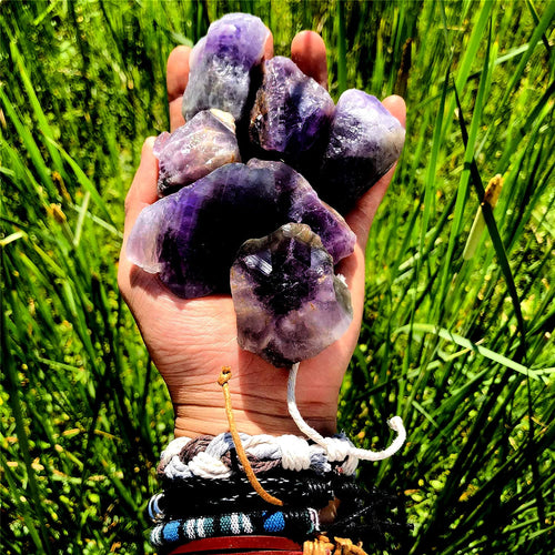 1 Lb Rough Stone Natural Raw Crystal Stones Bulk Crystal Healing Stone (Amethyst, 1 Pound - Rough)