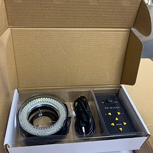 144pcs LEDs 6000K Microscope Ring Light +Power Adaptor for Stereo Microscope(YK-B144T)