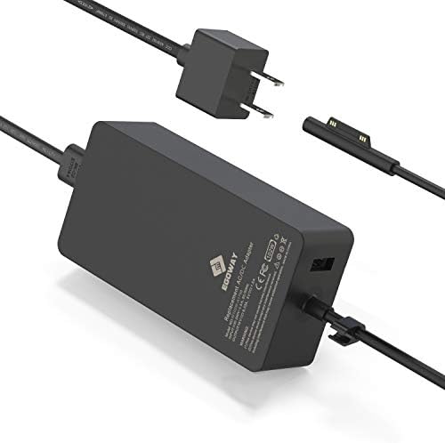 102W 15V 6.33A Power Adapter Charger Compatible with Surface Book 2 1, Surface Laptop 3 2 1, Surface Pro X Pro 7 Pro 6 Pro 5 Pro 4 Pro 3 and Surface Go with Additional USB Port and 6ft Power Cord