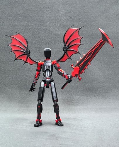 (Assembly Completed) T13 Action Figure Set,Titan 13 Robot Action Figure,Dummy 13 Set,3D Printed Robot 13 Action Figure, Lucky 13 Set,Titan 13 Robot Action Figure, for Collectors Desktop Decorations