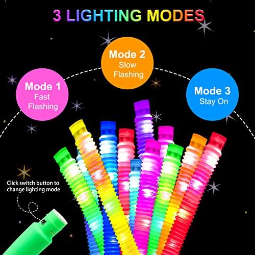 15 PCS Glow Sticks, Glow in The Dark Party Supplies, Bulk Light Up Party Favors, Glow Bracelets Necklaces, Neon Party Decorations,Easter Basket Stuffers Birthday Wedding Camping Decorations