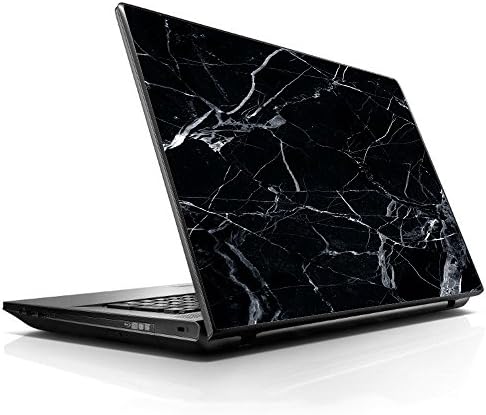 15 15.6 inch Laptop Notebook Skin Vinyl Sticker Cover Decal Fits 13.3" 14" 15.6" 16" HP Lenovo Apple Mac Dell Compaq Asus Acer / Black Marble Granite White