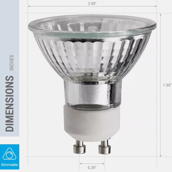 10 Pack 35MR16 Bulbs 35 Watt 35W Flood 36 Degrees MR16 Twist And Lock GU10 Base
