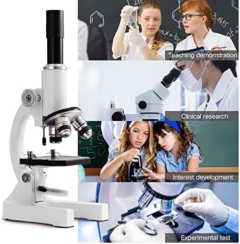 12000X-30000X Monocular Optical Microscope, Children Science Experimental Biology Teaching Microscope, with Phone Holder,30000X