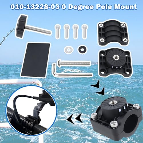 010-13228-03 0 Degree Pole Mount for 0 Degree Livescope Pole Mount Compatible with LiveScope Plus System,LiveScope Plus LVS34