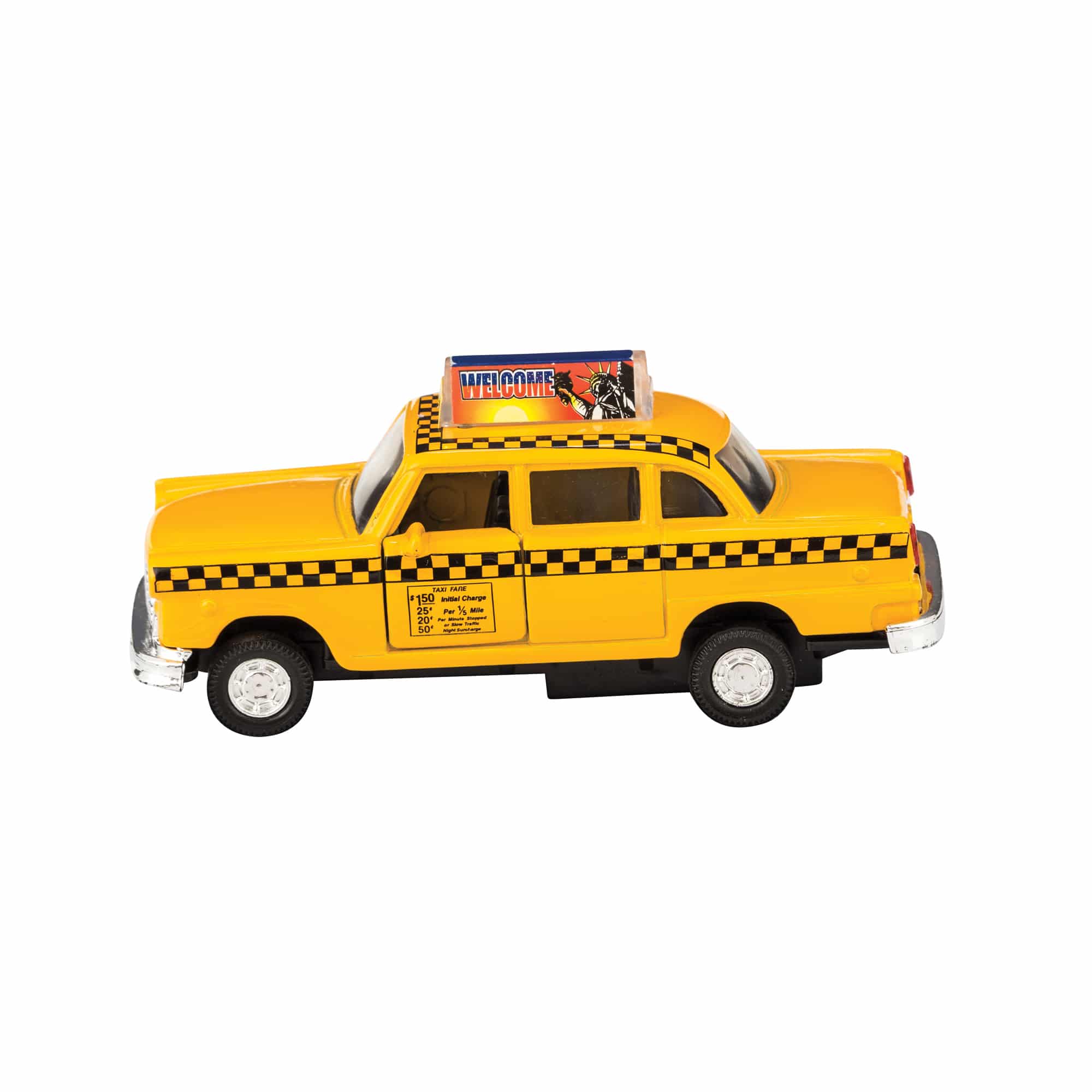 Diecast Taxi, Pull-Back