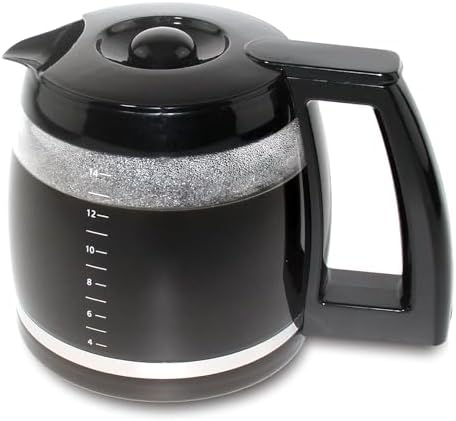14-Cup Replacement Carafe Compatible with Cuisinart Coffee Maker Models DCC-3200, DCC-3200P1, DCC-2200, DCC-2600, DCC-2800 and CBC-7000PCFR Model# DCC-2200RC