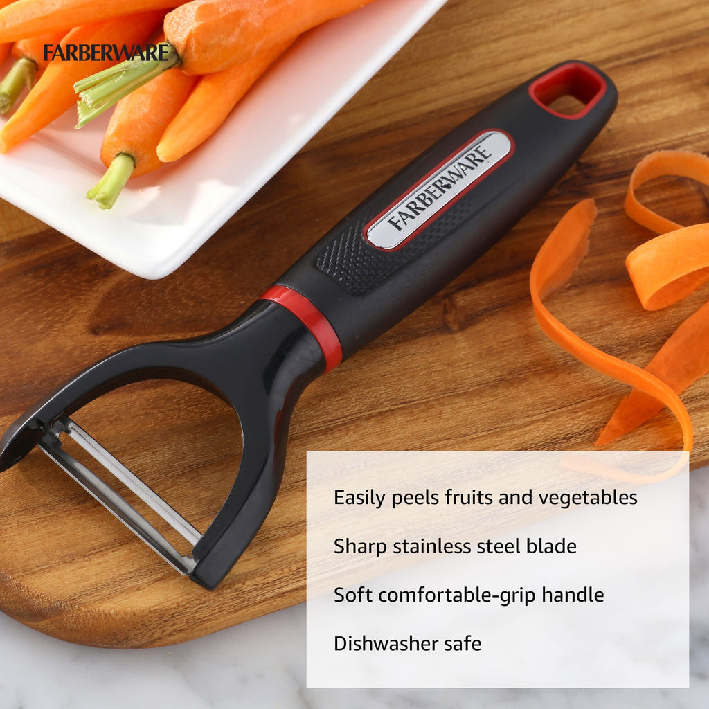 Stainless Steel Y Peeler in Black