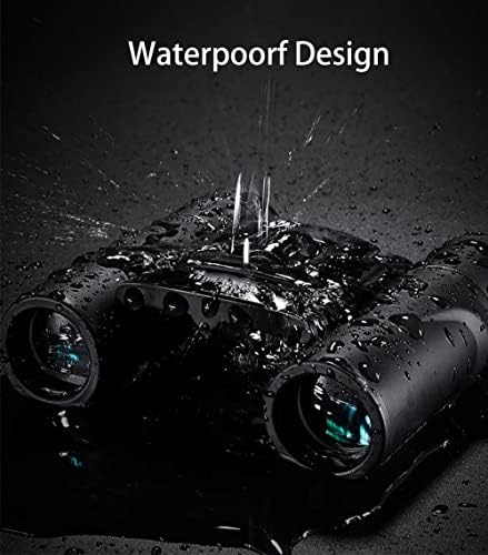 12x30 High-Resolutio Binocularsn for Adult & Kid's Optics Compact Binocular,Bird Watching,Camping,Travel,Spy Games&Exploration (Black)