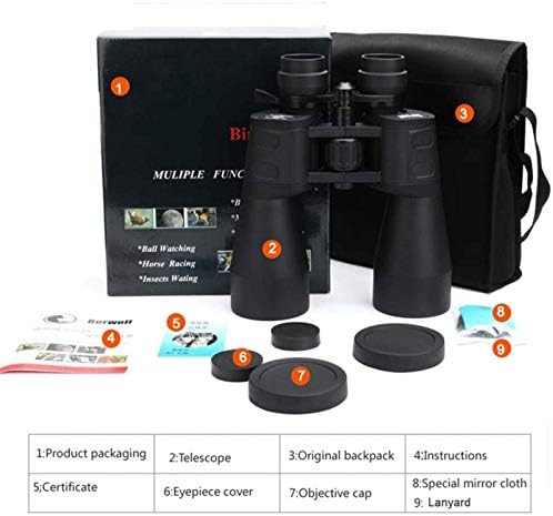 10-380X100 High Magnification Long-Distance Zoom 10-60 Times Hunting Telescope Binoculars HD Zoom,for Indoor/Outdoor