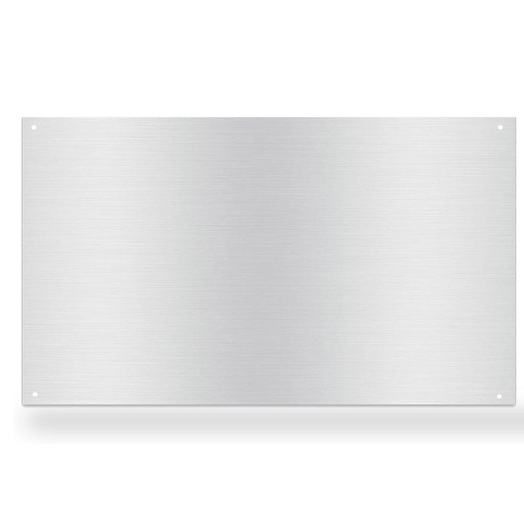 12" By 30" Stove Backsplash Splatter Guard Range Hood Back splash Wall Shield Metal Panel, Easy Clean and Install, Stainless Steel (12" x 30")