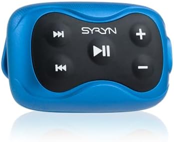 100% Waterproof SYRYN 2 Swimbuds Flip Bundle for Swimming with Music | 8 GB (2,000 Songs or 138 Hours of Audio) | Drag and Drop MP3, AAC, M4a, FLAC Using PC or Mac | No Spotify or Other Streaming