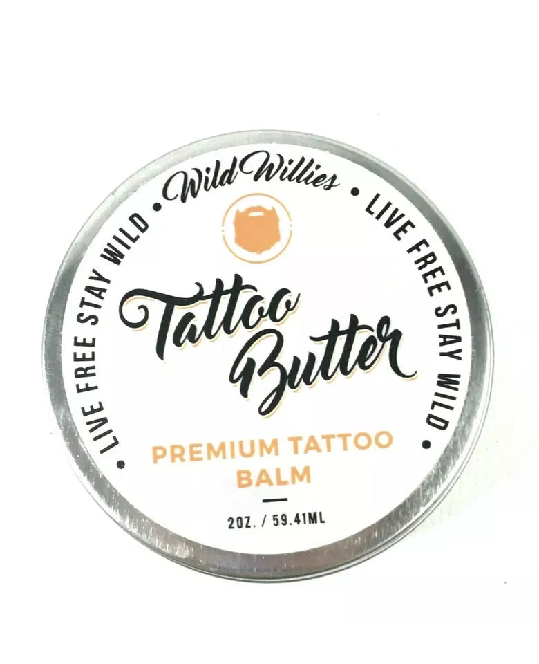 12 Wild Willies Tattoo Butter - Skin Numbing, Soothing + Healing Ointment