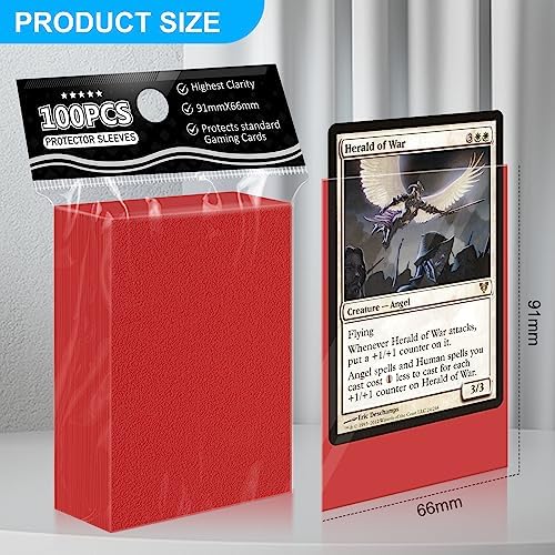 1000ct Trading Card Sleeves Perfect Fit MTG Matte Sleeves, Soft Sports Card Protector for Photocard, Standard TCG Card Sleeves Fit for MTG 66 * 91 mm