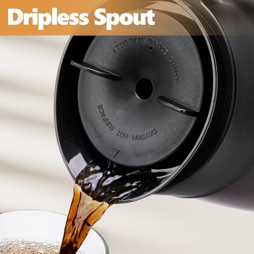 12 Cup Coffee Maker Carafe Replacement Pot for Ninja Coffee Maker CFP101 CFP201 CFP301 CFP250A CFP300 CFP305 CFP307 CM400 CM401 CFN601 CF090 CF091 CF092