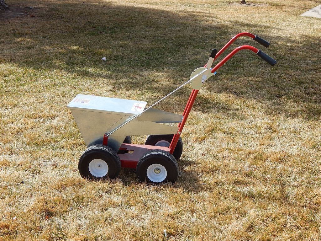 Newstripe NewLiner HD 50 lb Heavy Duty Dry Line Marker (Part #10001744) | Precision 2" or 4" Lines | Galvanized Steel | 10" Pneumatic Tires | For Baseball, Tracks & Events | Made in USA
