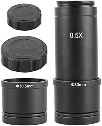 0.5X Microscope Adapter Lens C Mount Lens 23.2 To 30/30.5mm Electronic Eyepiece Reduction Lens For Microscope CCD Camera Microscope Adapter Trinocular To Monitor Bracket For Smartphone-camera For Ccd