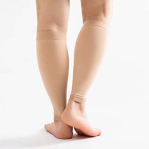 15-20mmHg 21 Pair Men and Women Wide Calf Sleeve Brace Compression Socks for Leg Support, Pain Relief