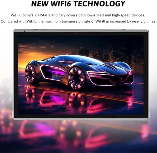 10 Inch Tablet Android 14 Tablets 10" Tableta Computer 6GB RAM 32GB ROM 1TB Expand, 2MP+8MP Dual Cameras WiFi-6 Bluetooth, 1280x800 IPS 10.1 IN HD Display Tab, 6000mAh Long Battery Life Android Tablet