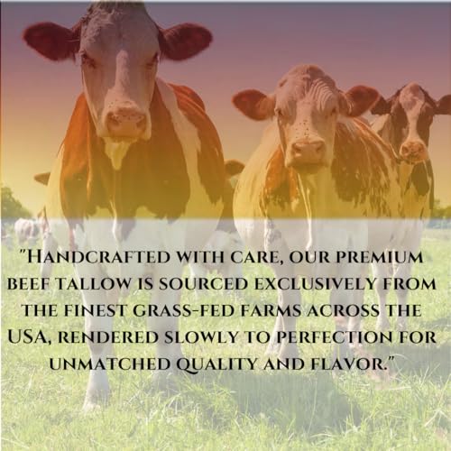 100% Grass-Fed Beef Tallow Balm, Moisturizing Cream with Manuka Honey, Beeswax & Olive Oil – Handmade All-Natural Skincare for Soft, Smooth Skin(2oz) (2oz, Vanilla)