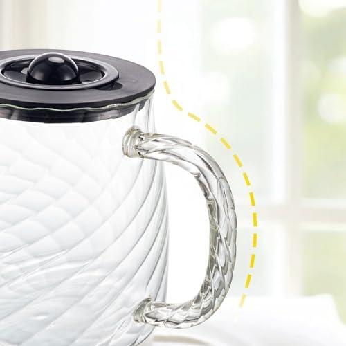 12 Cup Coffee Pot Replacement for Ninja CE251 CE250 CE200 CE200C CE201 CE201C Coffee Maker Glass Carafe