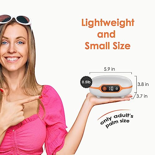 04 Portable Nebulizer, Nebulizer Machine for Adults Kids, Mini Handheld Nebulizer with Mouthpiece Adults&Chlid Masks, Steam Inhaler of Cool Mist for Travel and Home Use