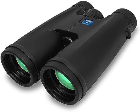 12X50 HD High Powered Binoculars for Adults with Crystal Clear Low Light Vision, Lightweight, Waterproof, and Easy to Focus - Long Range Compact Binoculars for Bird Watching, hunting & travel