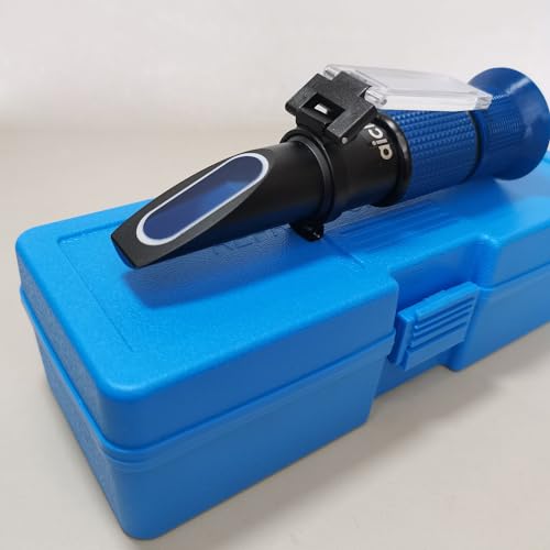 0-80% Brix Meter Refractometer for Measuring Sugar Content in Fruit, Honey, Maple Syrup and Other Sugary Drink, with Automatic Temperature Compensation Function