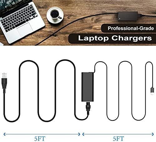 130W USB C Type C Laptop Charger Replacement for Dell XPS 15 17 2in1 9575 9500 9700,Dell Precision 5530 2in1 5550 5750,DA130PM170 HA130PM170 0M0H25 T4V18 0K00F5 M0H25 K00F5 Laptop Power Cord