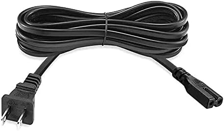10FT 2 Prong AC Power Cord Compatible with Vizio Sound Bar System, Vizio E-M Series LED Smart TV