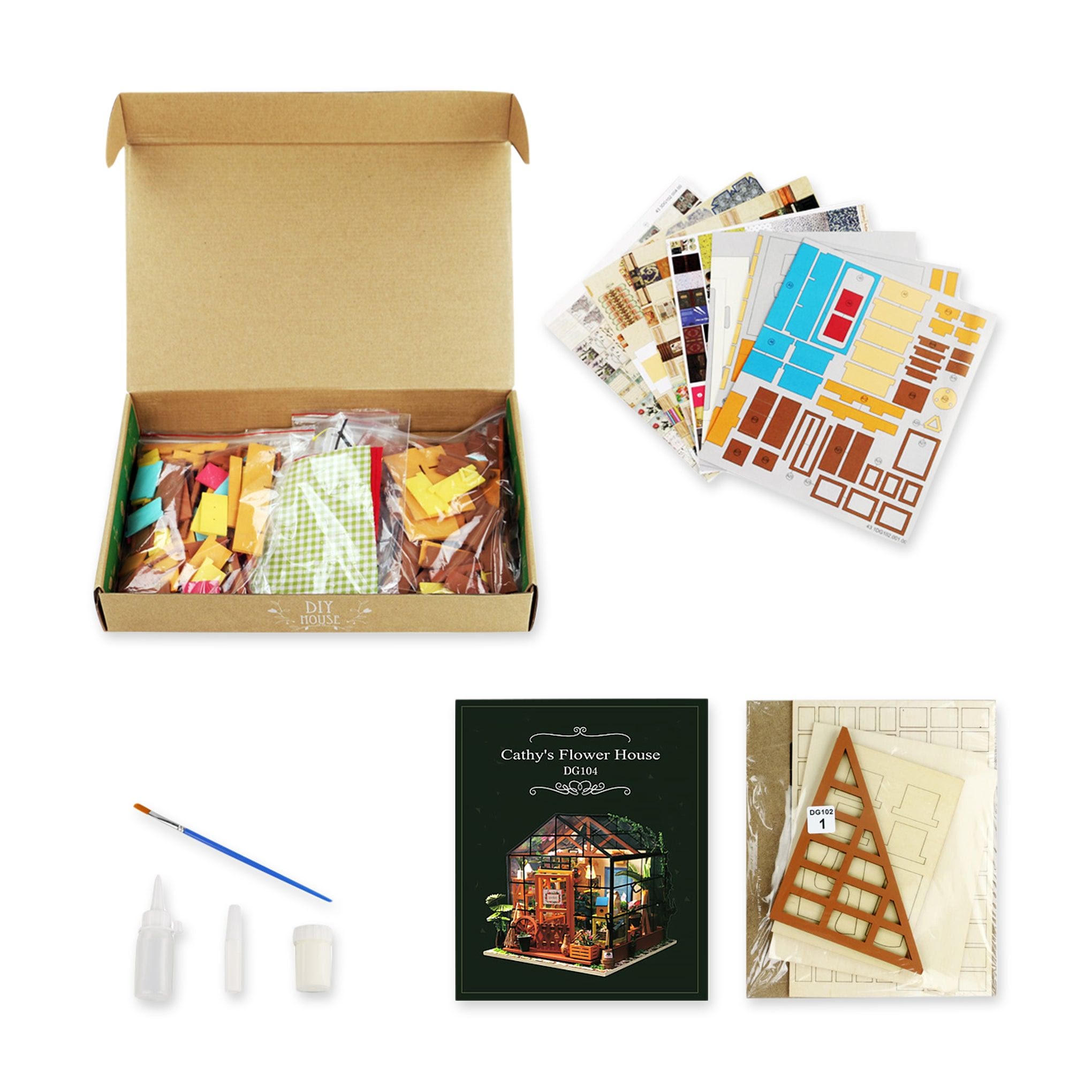 Rolife DIY Miniature Kit - Flower House