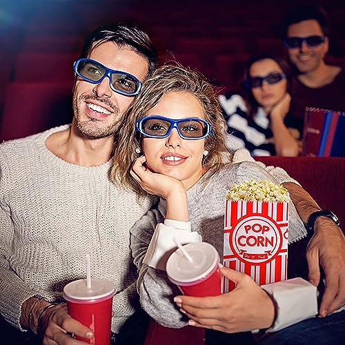 1000pcs Paper Popcorn Bags for Party, 1 Oz Small Vintage Individual Servings Popcorn Container Pop Corn Bags Bulk for Popcorn Machine Accessories Supplies Movie Nights (1000)