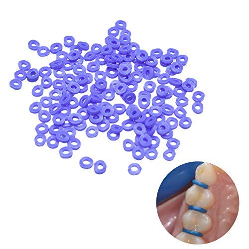 1000pcs/bag Dental Orthodontic Separator Bulk Pack Elastic Orthodontic Separate Ties